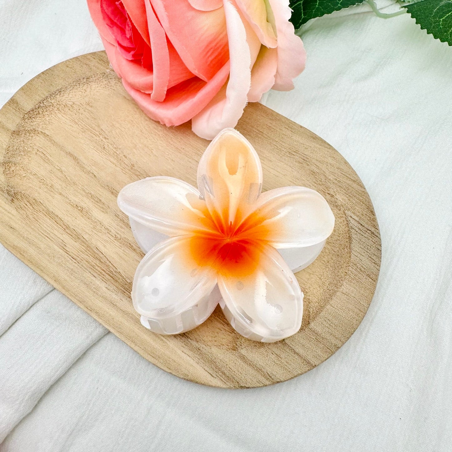 Pince à Cheveux Fleur Hawaïenne