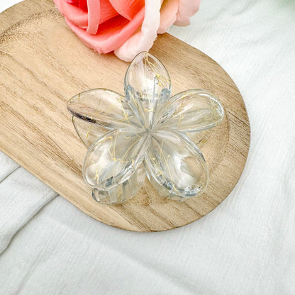 Pince à Cheveux Fleur marbré